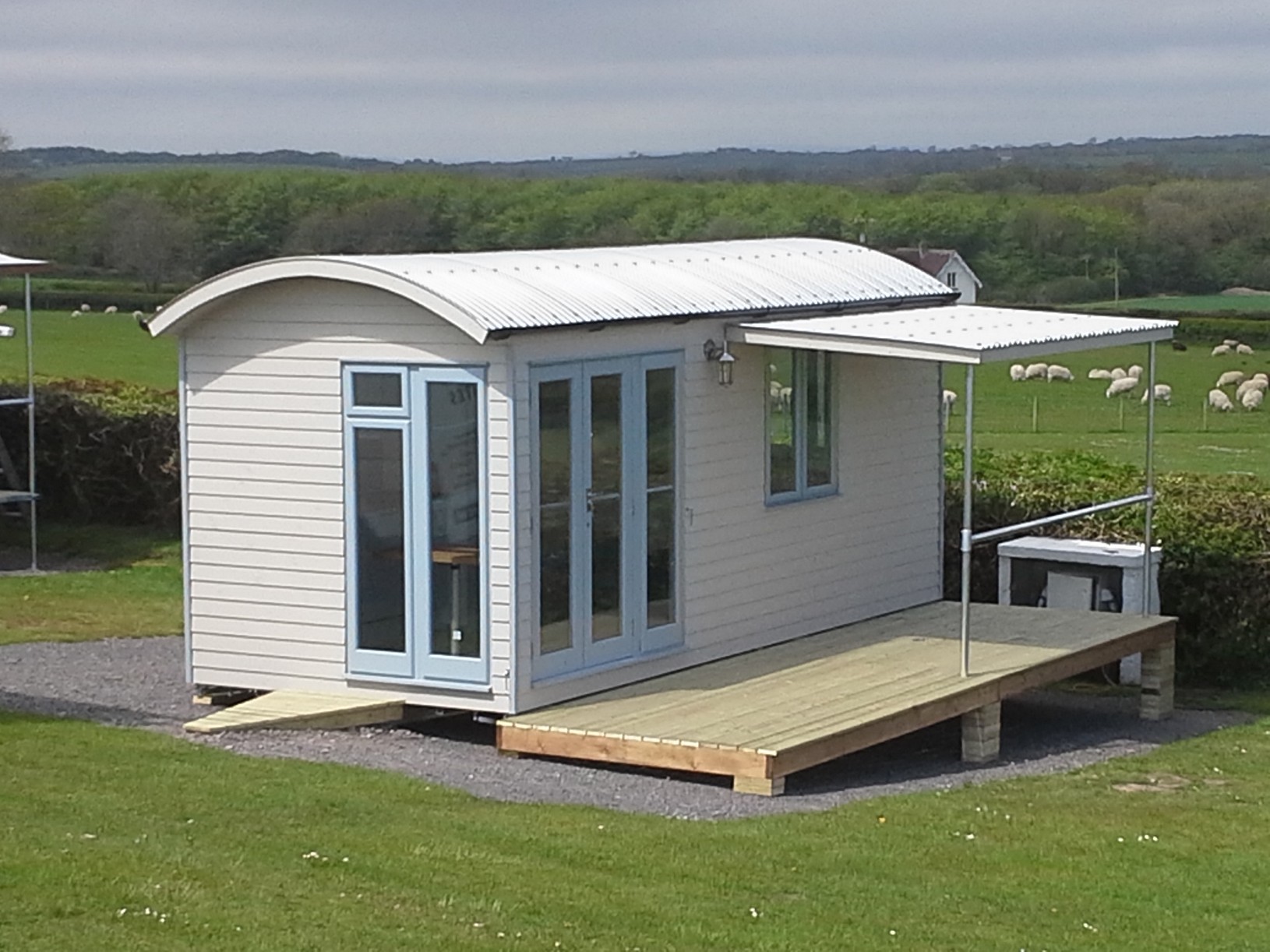 Mobile log cabins glamping pods shepherds huts